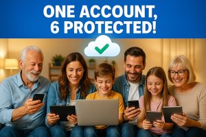 🇪🇸 EspañolAltTag: Familia completa usando una sola cuenta de almacenamiento en la nube con GotBackup, todos sus dispositivos protegidos. Caption: 📲 Una sola cuenta, ¡seis vidas digitales protegidas! Descubre cómo GotBackup protege a toda tu familia. Descripción: Con GotBackup puedes proteger los recuerdos y documentos de toda tu familia con una sola cuenta. Fotos, videos, tareas escolares y documentos importantes estarán seguros en la nube, con acceso para 6 personas. 👉 Empieza hoy mismo y mantén tu vida digital protegida. 🇬🇧 English AltTag: Whole family protected with one GotBackup cloud storage account, six devices secured. Caption: ☁️ One account, six lives protected! Keep your family safe with GotBackup. Descripción: GotBackup lets you protect your entire family’s digital life with one single account. Photos, videos, school projects, and important documents — all securely backed up in the cloud for 6 people. 👉 Start today and keep your digital world safe. 🇮🇹 Italiano AltTag: Intera famiglia protetta con un solo account GotBackup, sei dispositivi al sicuro. Caption: 🔒 Un account, sei persone protette! Proteggi la tua famiglia con GotBackup. Descripción: Con GotBackup puoi proteggere la vita digitale di tutta la tua famiglia con un unico account. Foto, video, compiti scolastici e documenti importanti al sicuro nel cloud, accessibile per 6 persone. 👉 Inizia oggi e rendi sicuro il tuo mondo digitale.